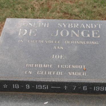 JONG Joseph Sybrandt, de 1951-1998