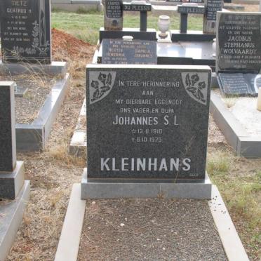 KLEINHANS Johannes S.L. 1910-1979