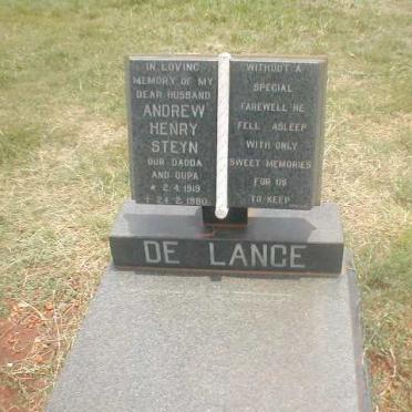 LANGE Andrew Henry Steyn, de 1919-1980