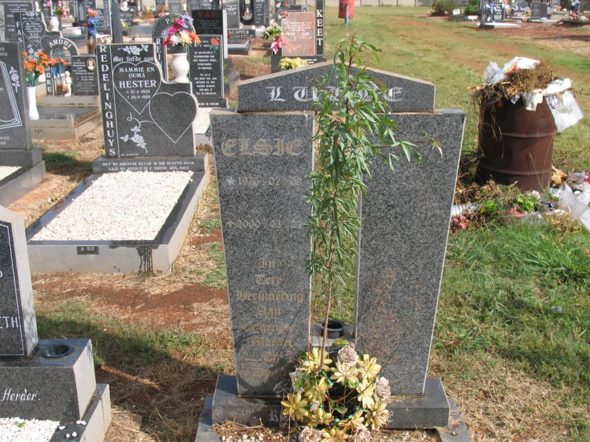 LUBBE Elsie 1976-2000