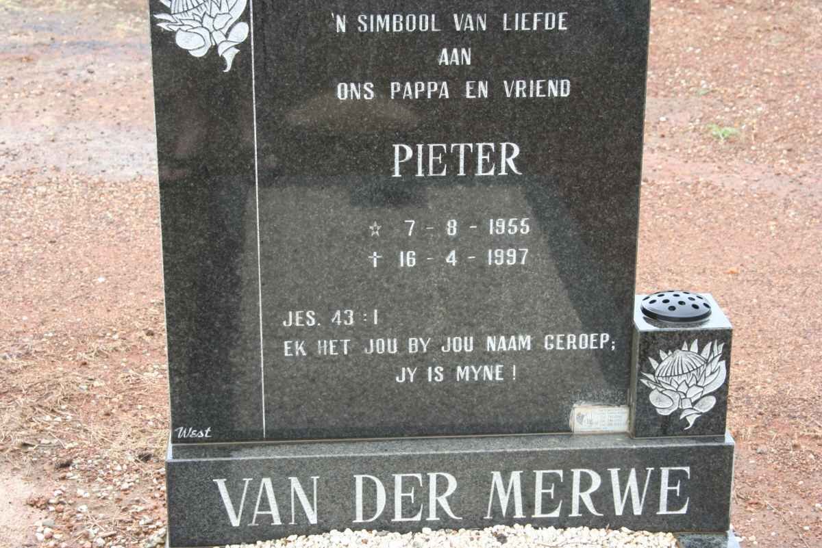 MERWE Pieter, van der 1955-1997