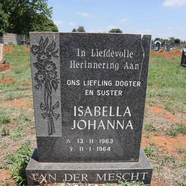 MESCHT Isabella Johanna, van der 1963-1964