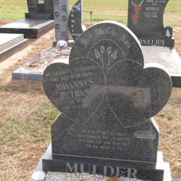 MULDER Johannes Petrus 1937-1997