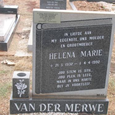 MERWE Zybrand Lourens, van der 1932-2003 & Helena Marie 1932-1992