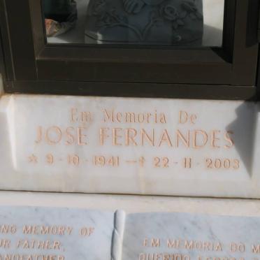 NUNES Jose Fernandes 1941-2003