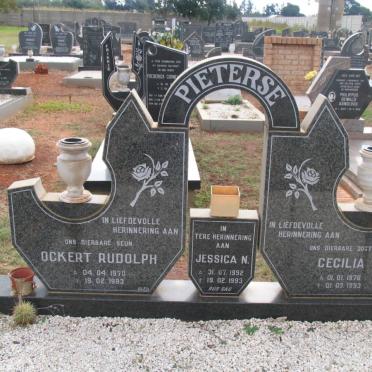 PIETERSE Ockert Rudolph 1970-1993 :: PIETERSE Cecilia 1976-1993 :: PIETERSE Jessica N. 1992-1993