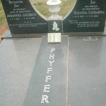 PHYFFER Johannes Jacobus 1915-1980 &amp; Susanna Catharina 1919-2002