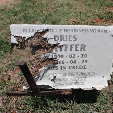 PHYFFER Dries 1940-2016