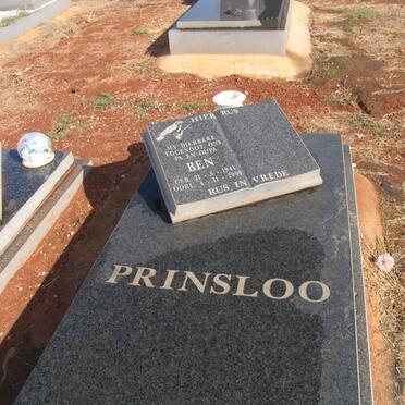 PRINSLOO Ben 1941-2000