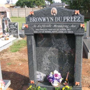 PREEZ Bronwyn, du 1982-2001 