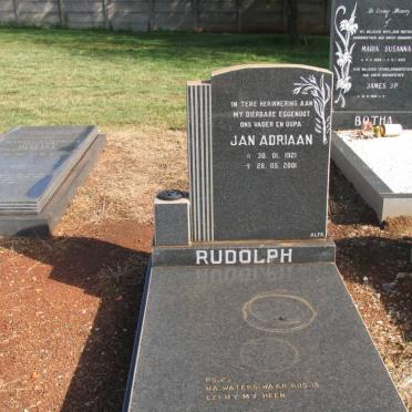 RUDOLPH Jan Adriaan 1921-2001
