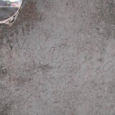 RENSBURG W., van 1858-?