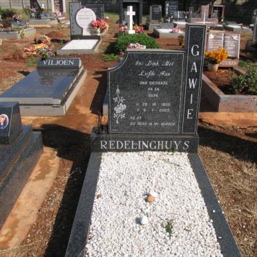 REDELINGHUYS Gawie 1930-2003