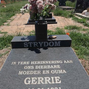 STRYDOM Gerrie 1921-2013