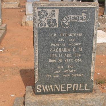 SWANEPOEL Zacharia G.M. 1884-1951