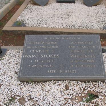 STOKES Christie G. Ward 1913-1959 :: WILLIAMS Craig Lee 1969-1990