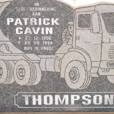 THOMPSON Patrick Gavin 1956-1994