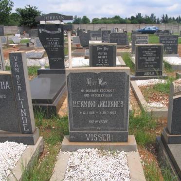 VISSER Henning Johannes 1919-1972