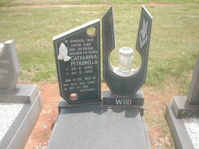 WIID Catharina Petronella 1903-1987