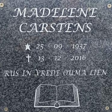 CARSTENS Madelene 1937-2016