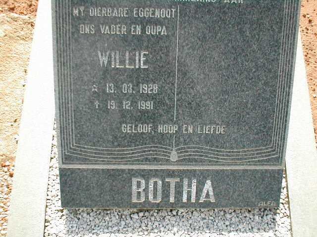 BOTHA Willie 1928-1991