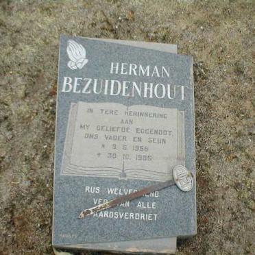 BEZUIDENHOUT Herman 1956-1985