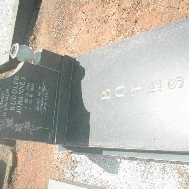 BOTES Rudolf Johannes 1942-1986