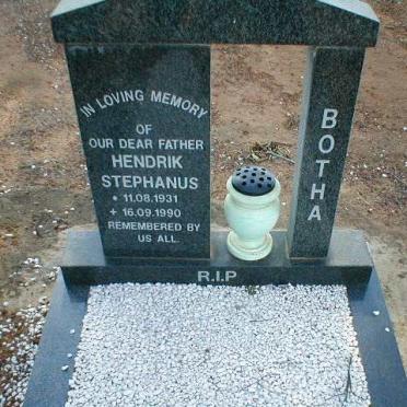BOTHA Hendrik Stephanus 1931-1990