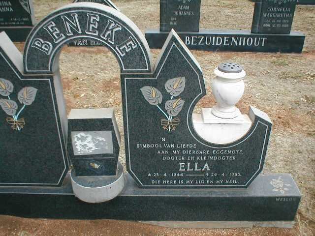 BENEKE Ella 1944-1985