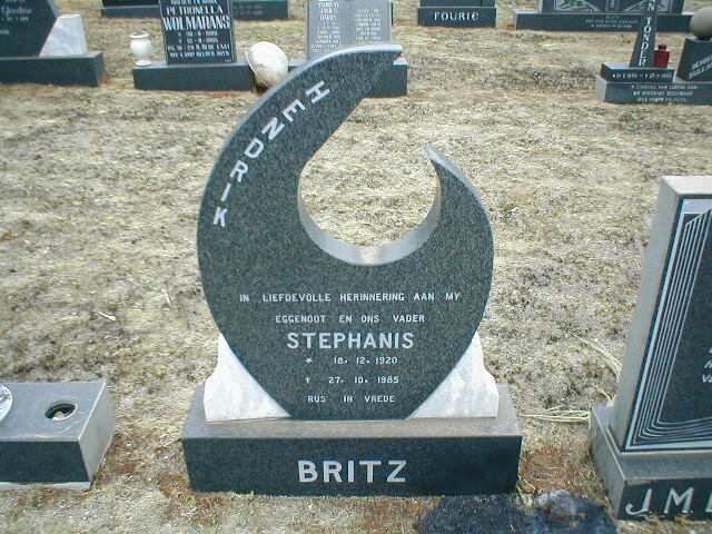 BRITZ Hendrik Stephanus 1920-1985