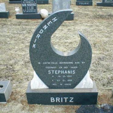 BRITZ Hendrik Stephanus 1920-1985