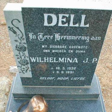 DELL Wilhelmina J.P. 1932-1991