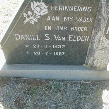 EEDEN Daniël S., van 1932-1987