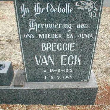 ECK Breggie, van 1915-1985