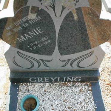 GREYLING Manie 1957-1992