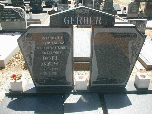 GERBER Daniel Andrew 1948-1988
