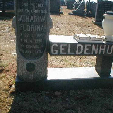 GELDENHUIS Catharina Florina 1905-1990