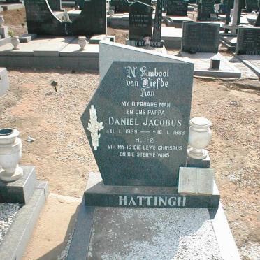 HATTINGH Daniel Jacob 1939-1983