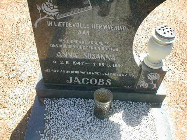 JACOBS Anna Susanna 1947-1987