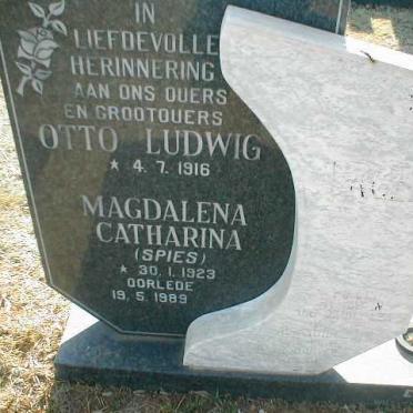 JURGENS Otto Ludwig 1916- &amp; Magdalena Catharina SPIES 1923-1989