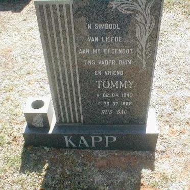 KAPP Tommy 1943-1988
