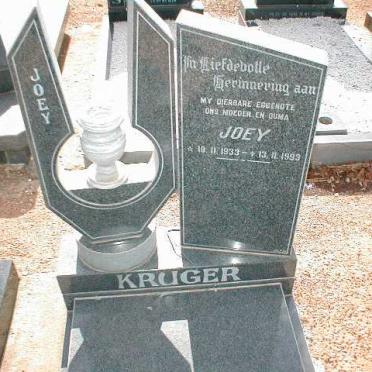 KRUGER Joey 1933-1993