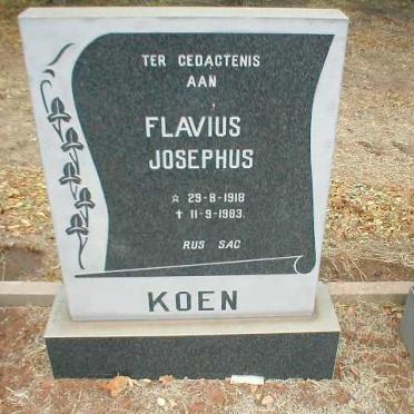 KOEN Flavius Josephus 1918-1983