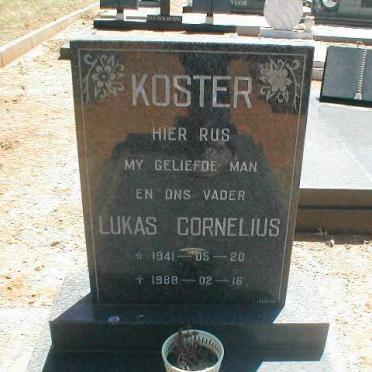 KOSTER Lukas Cornelius 1941-1988