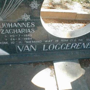 LOGGERENBERG Johannes Zacharias, van 1945-1984