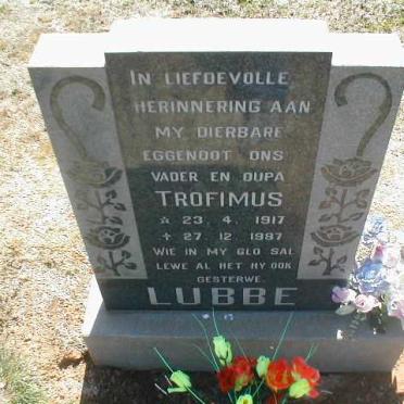 LUBBE Trofimus 1917-1987