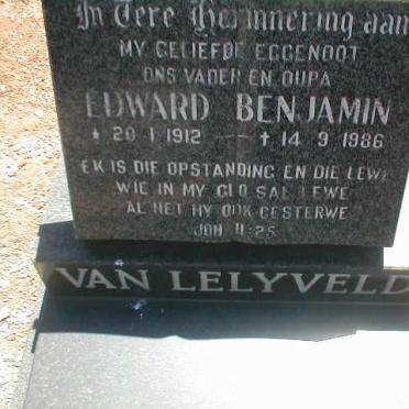 LELYVELD Edward Benjamin, van 1912-1986