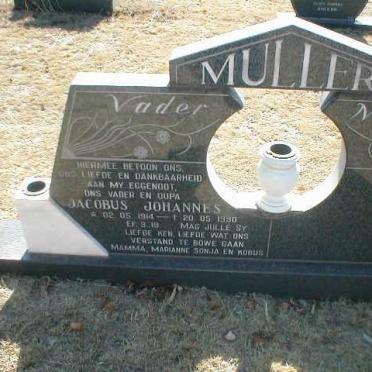 MULLER Jacobus Johannes 1914-1990