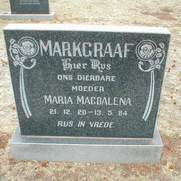 MARKGRAAF Maria Magdalena 1920-1984