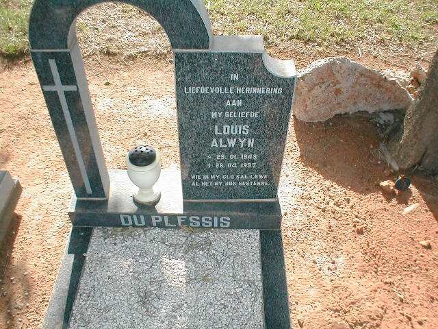 PLESSIS Louis Alwyn, du 1949-1997